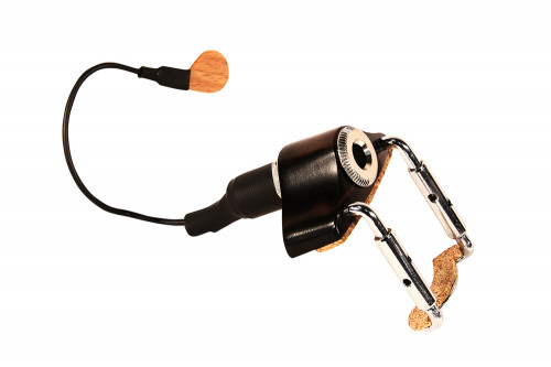 KNA VV-3 звукосниматель для скрипки / альта, пассивный, разъем 1/4' джек, деревянная отделка фото 2