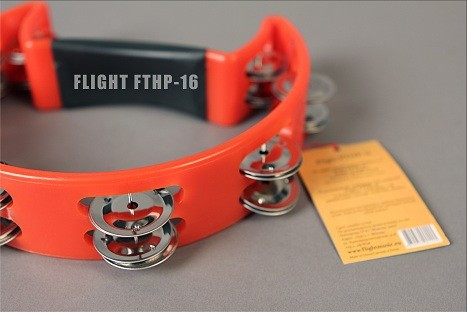 FLIGHT FTHP-16 Пластиковый тамбурин 'Полумесяц' с 16 джинглами фото 5