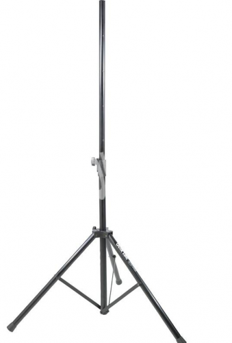 QUIK LOK SP180BK стойка для акустических систем на треноге, диаметр трубы 35мм, высота 1220-1830 мм, черная, алюминий, до 56 кг