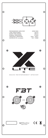 FBT X-LITE 15 пассивная акустическая система фото 2