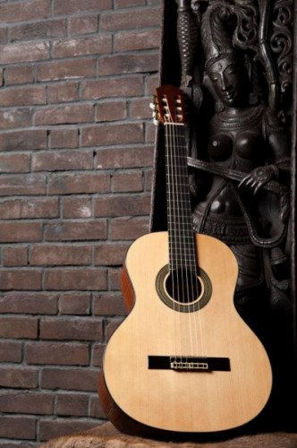 FLIGHT C-250 NA классическая гитара, верхн. дека-ель, корпус-сапеле, цвет натурал фото 3