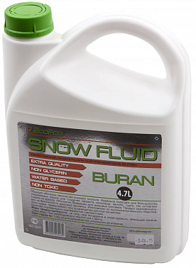 EcoFog Buran Жидкость для генераторов снега. Канистра 4,7л