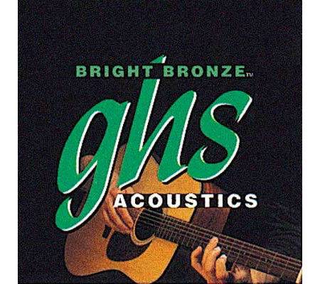 GHS STRINGS BB40M BRIGHT BRONZE набор струн для акустической гитары, 13-56