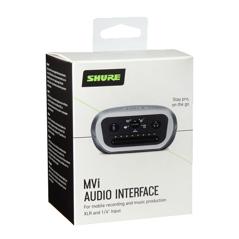 SHURE MVI-DIG портативный цифровой аудиоинтерфейс для записи на компьютер фото 4