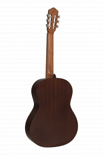 FLIGHT C-125 NA 4/4 классическая гитара 4/4, верхн. дека-ель, корпус-сапеле, цвет натурал фото 4