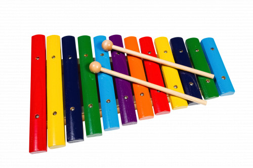 FLIGHT FX-12C ксилофон (12 нот), разноцветный, 2 палочки фото 2