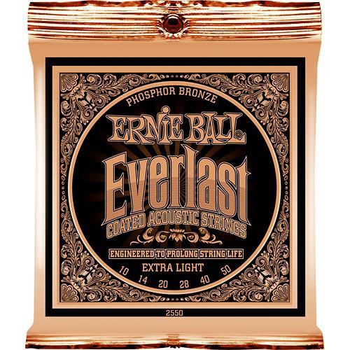 Ernie Ball 2550 струны для акуст.гитары Everlast Phosphor Bronze Extra Light (10-14-20w-28-40-50)