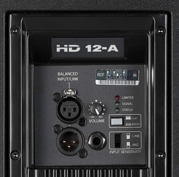 RCF HD 12-A MK4 (13040026) Активная акустическая система 12"+1", 600Вт фото 3