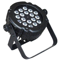 Involight LED PAR1842W всепогодный LED прожектор, мультичип18 шт. по 4 Вт (2х2 Вт белый тепл+хол.)