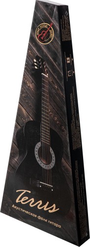 TERRIS TF-385A BK гитара акустическая, цвет черный фото 6