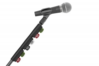 K&M 14510-000-55 держатель для 6 медиаторов на микрофонную стойку, в комплекте 4 медиатора