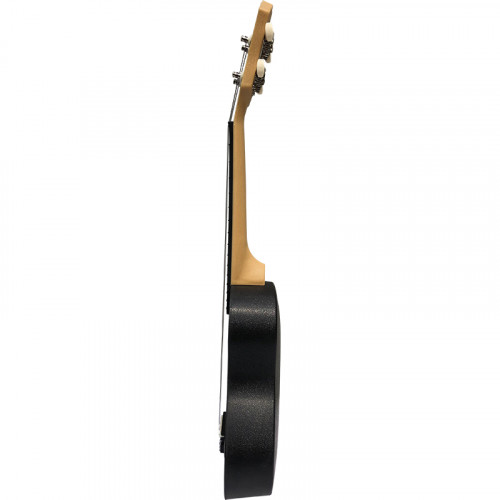 TERRIS PLUS-50 BK укулеле сопрано, черный, пластик фото 2