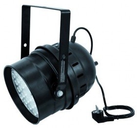 EUROLITE LED PAR-64 RGBA 10mm Short black Прожектор PAR в черном корпусе 4 или 6 каналов DMX выбираются для многочисленных применений Оснащен светодио
