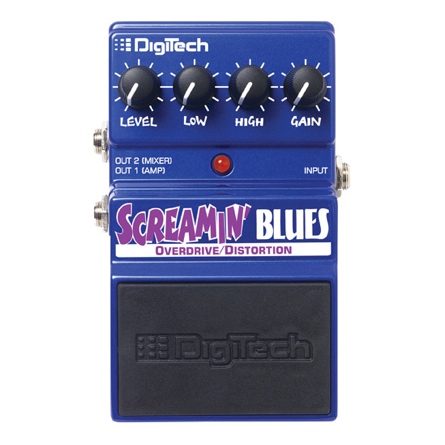 Digitech DSB Screamin' Blues аналоговая гитарная педаль Overdrive/Distortion