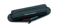 SEYMOUR DUNCAN SHR-1B HOT RAILS FOR STRAT BLACK Звукосниматель для электрогитары, мини-хамбакер, Strat, черный, бридж, рельсовый. Магниты: Ceramic Bar фото 2