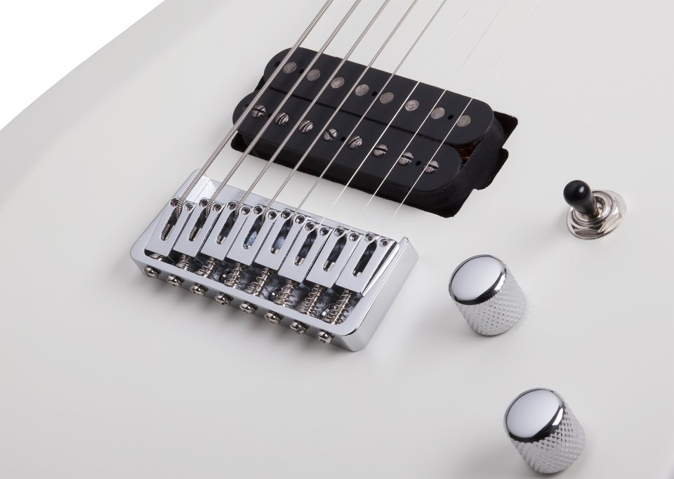 Schecter C-8 Deluxe SWHT Гитара электрическая восьмиструнная, крепление ...