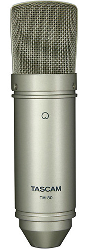 TASCAM TM-80 студийный конденсаторный микрофон с алюминиевой мембраной 18 мм, кардиоида