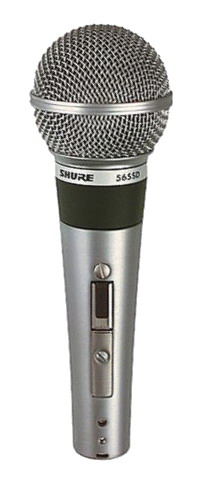 SHURE 565SD-LC динамический кардиоидный вокальный микрофон с переключаемым импедансом