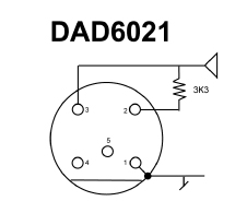 DPA DAD3056 переходник c MicroDot на Lectrosonics LM, SM, UM Series (for Low DC Microphones) фото 2