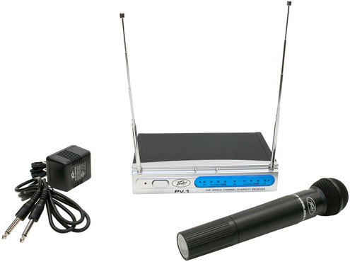 PEAVEY Peavey PV-1 V1 HH 198.950MHZ Одноканальная радиосистема VHF-диапазона, ручной микрофон в комплекте