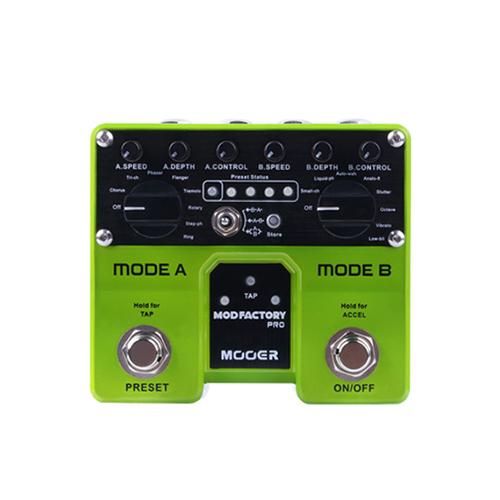Mooer Mod Factoryr Pro двойная мини-педаль модуляционных эффектов