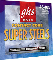 GHS STRINGS L5200 SUPERSTEEL набор струн для бас-гитары, 040-100