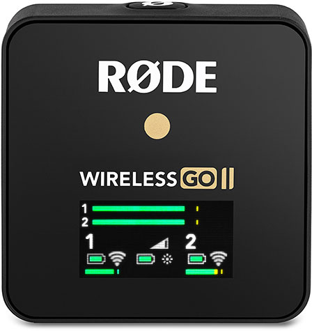 RODE Wireless GO II ультракомпактная двухканальная накамерная беcпроводная система. Дальность действия до 200м. В комплект вход фото 2