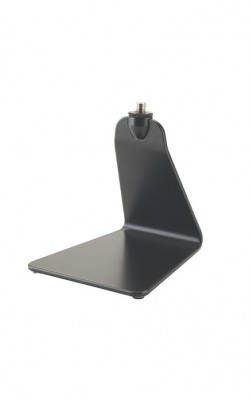 K&M 23250-300-55 суперкомпактная настольная подставка под микрофон, резьба 3/8 дюйма, сталь, цвет чёрный