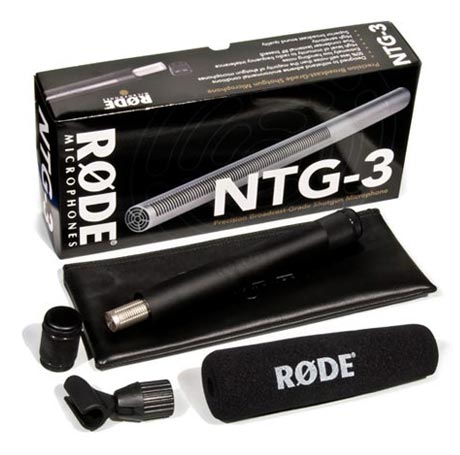RODE NTG-3 Микрофон-пушка вещательного качества. Конденсаторный (с защитой от радиопомех). Суперкардиоидный. фото 6