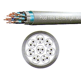 Proel AESEBU8 Цифровой кабель стандарта AESEBU 110 Ом.