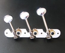 EMUZIN МКДА-5 колковый механизм для домры альт с металлическим хромированным барашком