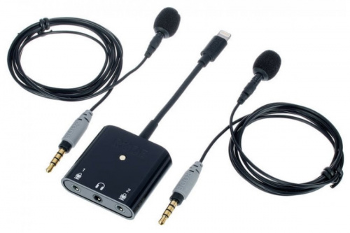 RODE SC6-L Mobile Interview Kit набор для интервью для Apple устройств, в комплекте интерфейсное устройство SC6-L и 2 микрофона Smartlav+ фото 2