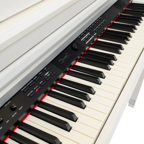 ROCKDALE Overture White цифровое пианино с автоаккомпанеметом, 88 клавиш, цвет белый фото 5
