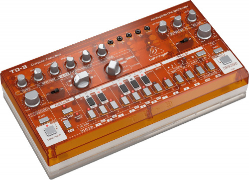 BEHRINGER TD-3-TG аналоговый басовый синтезатор, VCO с двумя формами волны, VCF, VCA, 16-шаговый секвенсор возможностью сохране фото 4