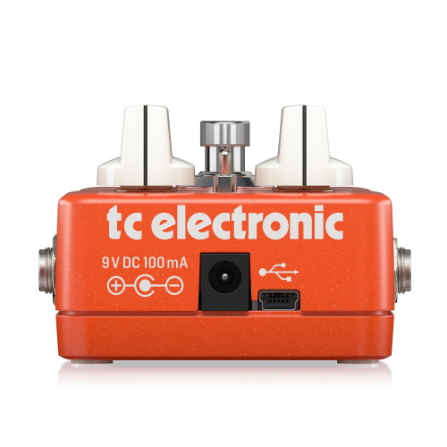 TC ELECTRONIC Shaker Vibrato TonePrint напольная гитарная педаль эффекта вибрато, 2 типа вибрации, функция Toneprint - загрузка из интернета, запись и фото 4