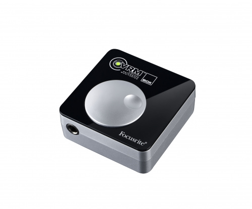 FOCUSRITE VRM Box USB-интерфейс с системой моделирования звука (технология Virtual Reference Monitoring), предназначенной для имитации при прослушиван