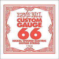 Ernie Ball 1166 струна для электро гитар .066 никель