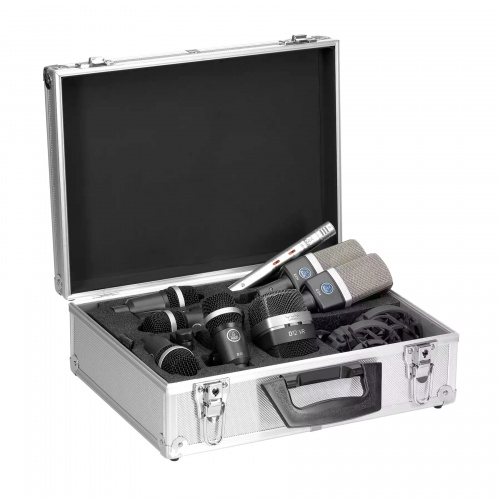 AKG Drumset Premium комплект микрофонов для ударных инструментов: 1x D12VR, 2x C214, 1x C451, 4x D40 фото 3