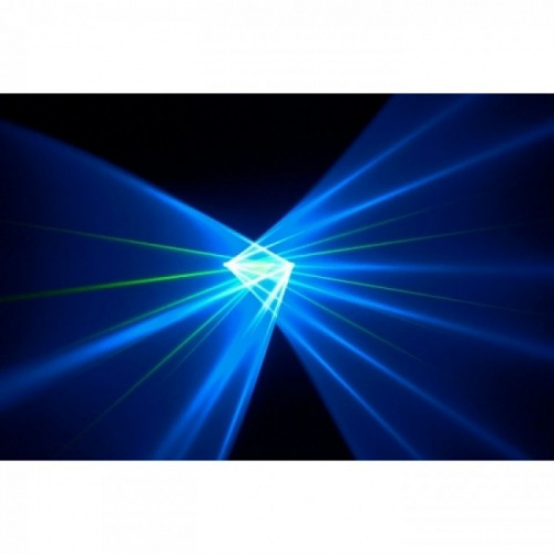 Laserworld EL700GB лазер RB, 350 эффектов, 500-700mW, 10 каналов DMX, управление DMX, auto, звуковая фото 2