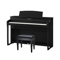 Kawai CA401 B цифровое пианино с банкеткой, 88 клавиш, механика GFC, 192 полифония, 19 тембров