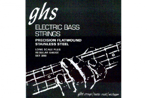 GHS 3050 Струны для бас гитары нержавеющая сталь плоская обмотка (55-70-90-105)