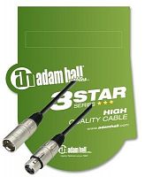 ADAM HALL K3MMF0300 микрофонный кабель 3Star XLR(F)-XLR(M) с разъёмами AH, 3 м.