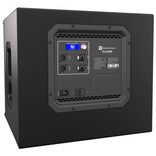 Electro-Voice ELX200-12SP сабвуфер, активный, 12", макс. SPL 129 дБ (пик), 1200W, с DSP, 49Гц-135Гц фото 4