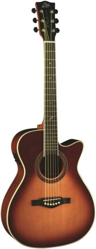 EKO ONE 018 CW EQ электро-акустич гитара Аудиториум с вырезом, топ ель, корпус махагон, винтаж