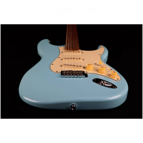 JET JS-300 BL электрогитара, Stratocaster, корпус липа, 22 лада,SSS, tremolo, цвет Sonic blue фото 8