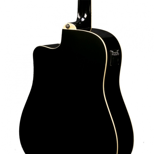 IBANEZ PF15ECE-BK электроакустическая гитара, цвет черный фото 4