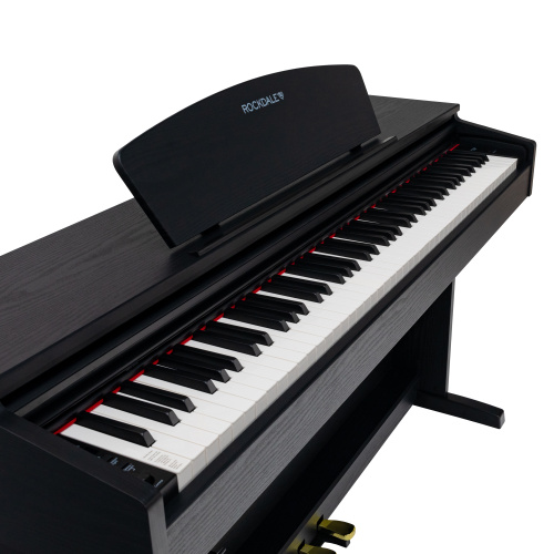 ROCKDALE Etude 128 Graded Black цифровое пианино, 88 клавиш, цвет черный фото 6