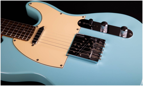 JET JT-300 BL R электрогитара, Telecaster, корпус липа, 22 лада, SS, цвет Sonic blue глубой фото 6