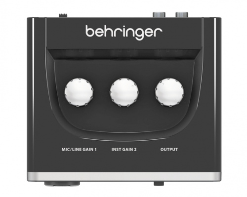 Behringer UM2 внешняя звуковая карта (звуковой интерфейс), USB2.0, 2 вх/2 вых канала фото 3