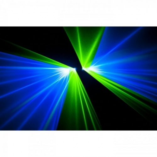 Laserworld EL700GB лазер RB, 350 эффектов, 500-700mW, 10 каналов DMX, управление DMX, auto, звуковая фото 4